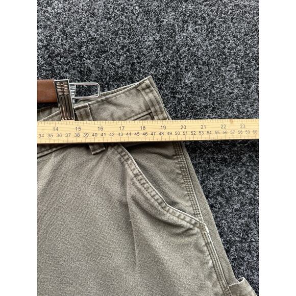 Carhartt Relaxed Fit Utility Carpenter Pants Mens 40x30 Army Green Work - Picture 8 of 8